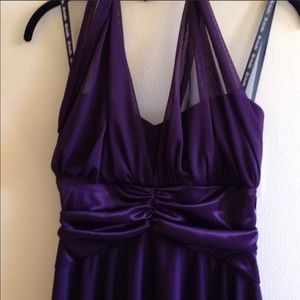 David’s Bridal Purple dress